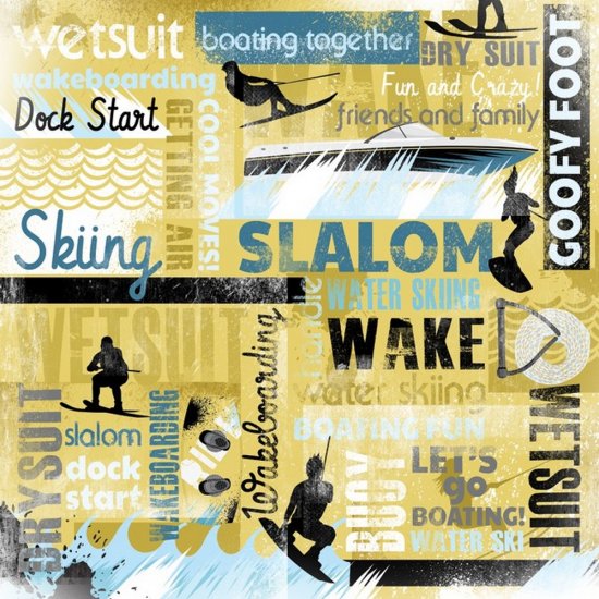 Karen Foster - Let\'s Go Boating Collage Paper