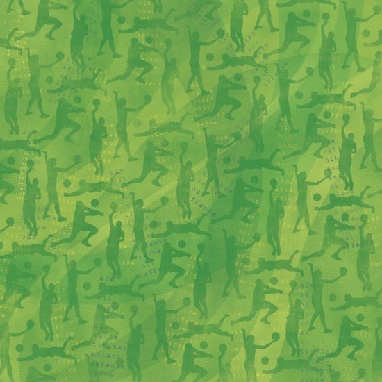 Karen Foster - Volleyball Silhouettes Paper