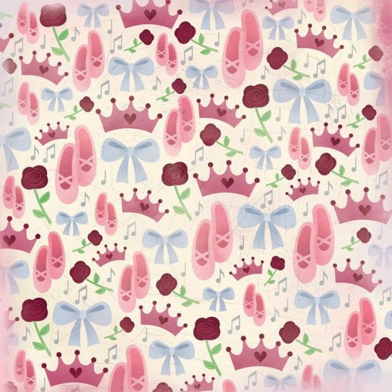 Karen Foster - Ballet Slippers and Bows Paper