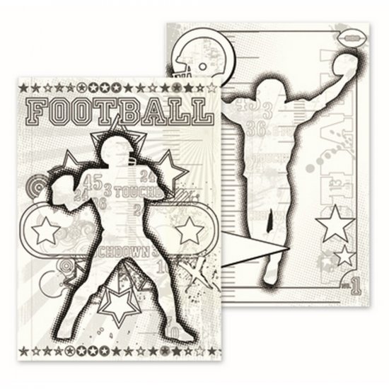 LYB - Game On - Football Canvas Colorables