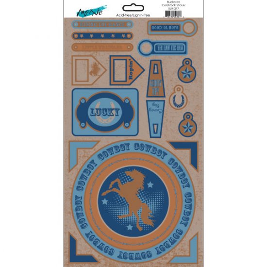 Moxxie - Buckaroo Cardstock Sticker