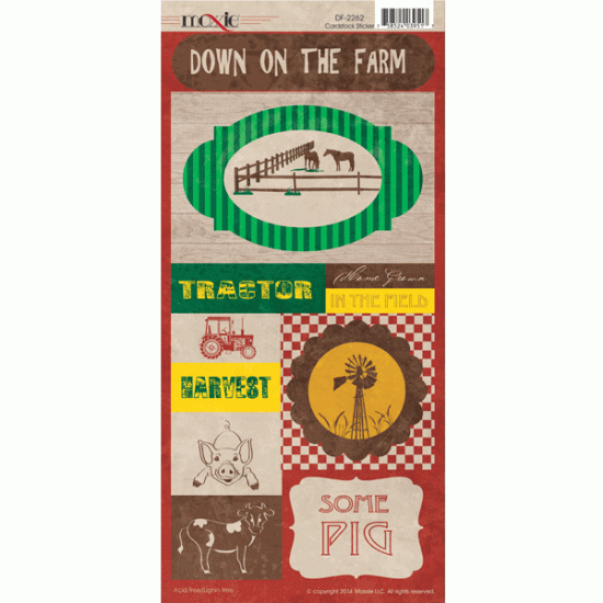 Moxxie - Down on the Farm Element Sticker
