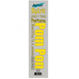Moxxie - Pom Pon Title Rub-on (Gold)