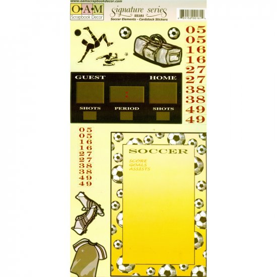 OAM - Soccer Elements Stickers