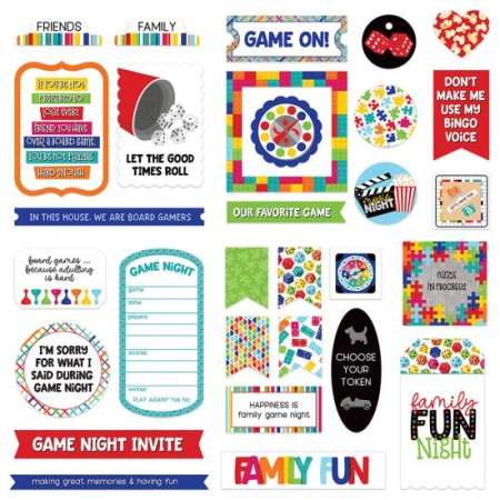 Photo Play Paper - Family Fun Night Ephemera