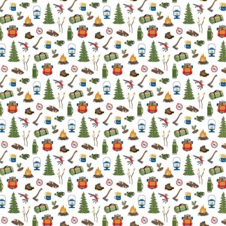 Photo Play Paper - The Great Outdoors - Let’s Go Camping Paper