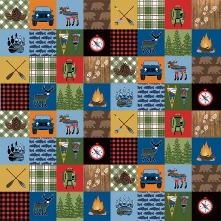 Photo Play Paper - The Great Outdoors - Camping Gear Paper