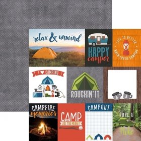 Paper House Productions - Camping Tags Paper