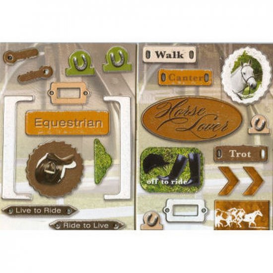 Paper House Productions - Horse Chipboard Accents