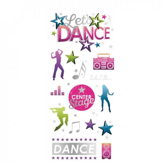 Paper House Productions - Dance Clear Stickers