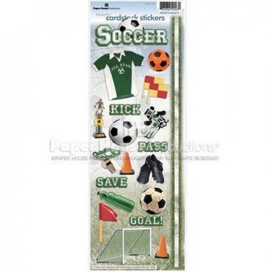 Paper House Productions - Soccer Cardstock Stickers