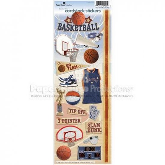 Paper House Productions - Basketball #2 Cardstock Stickers