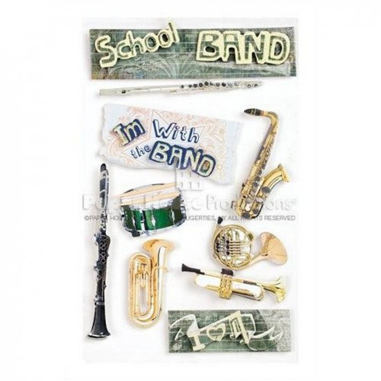 Paper House Productions - School Band 3D Sticker