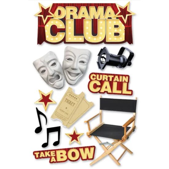 Paper House Productions - Drama 3D Sticker