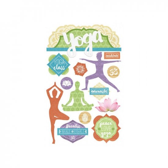 Paper House Productions - Yoga 3D Sticker
