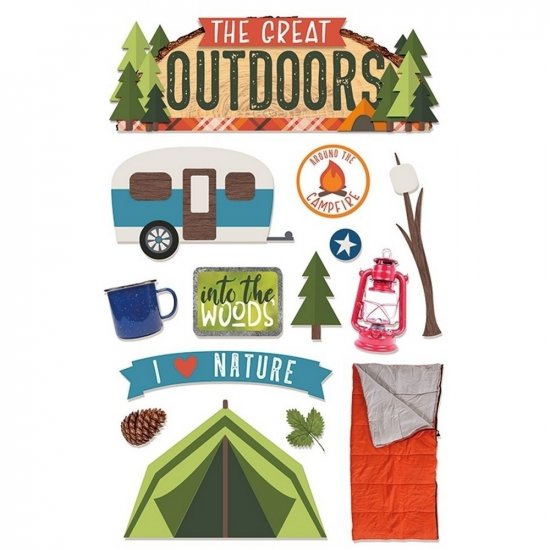 Paper House Productions - The Great Outdoors 3D Sticker