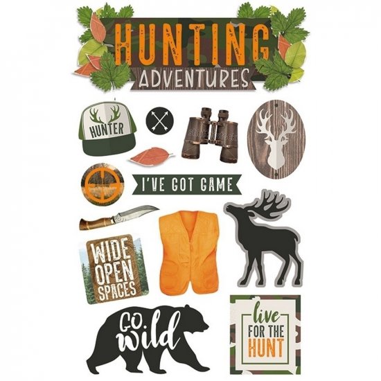 Paper House Productions - Hunting Adventures 3D Sticker