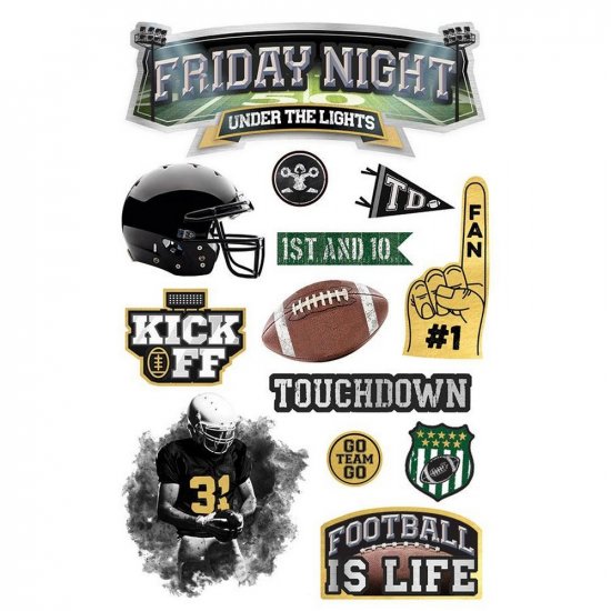 Paper House Productions - Friday Night Under the Lights 3D Sticker