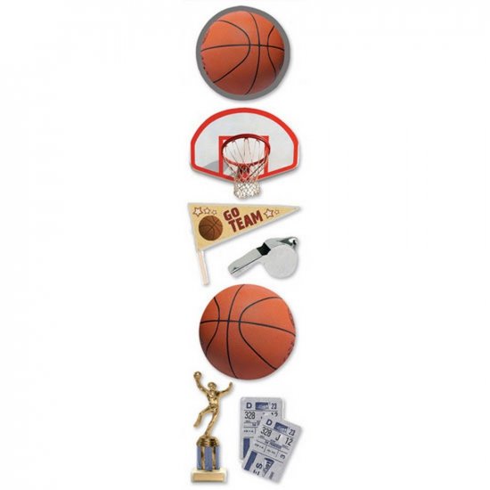 Paper House Productions - Basketball 3D Title Sticker
