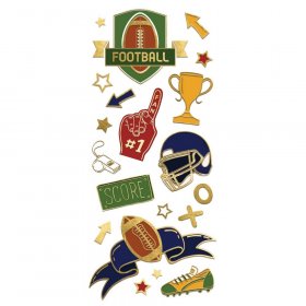 Paper House Productions - Football Faux Enamel Sticker