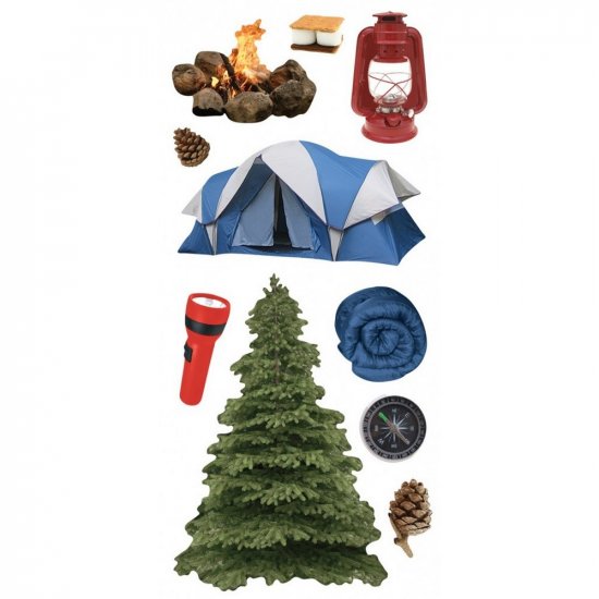 Paper House Productions - Camping Puffy Sticker