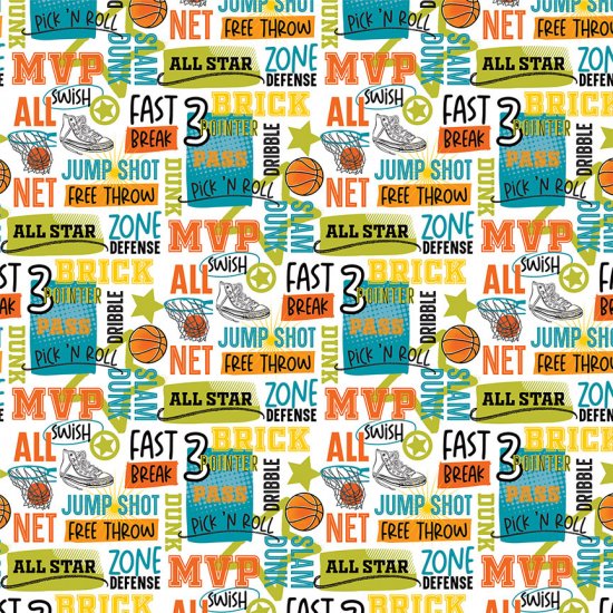 Photo Play Paper - MVP Basketball - Free Throw Paper