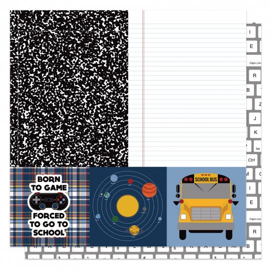 Photo Play Paper - Brainiac - Notebook Paper