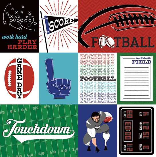 Photo Play Paper - MVP Football - Touchdown Paper