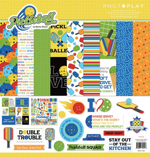 Photo Play Paper - Pickleball Collection Pack