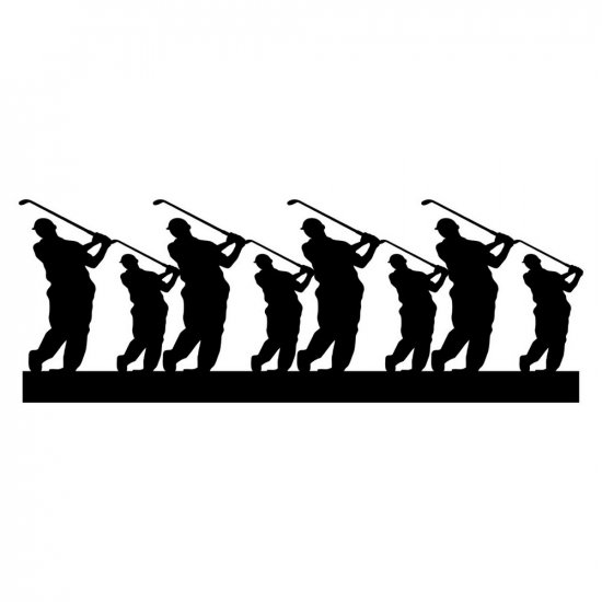 RBS - Border - Golfer Silhouette