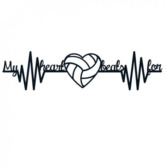 RBS - Border - My Heart Beats for Volleyball
