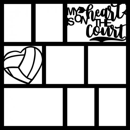 RBS - Overlay - My Heart is on the Court (Volleyball)
