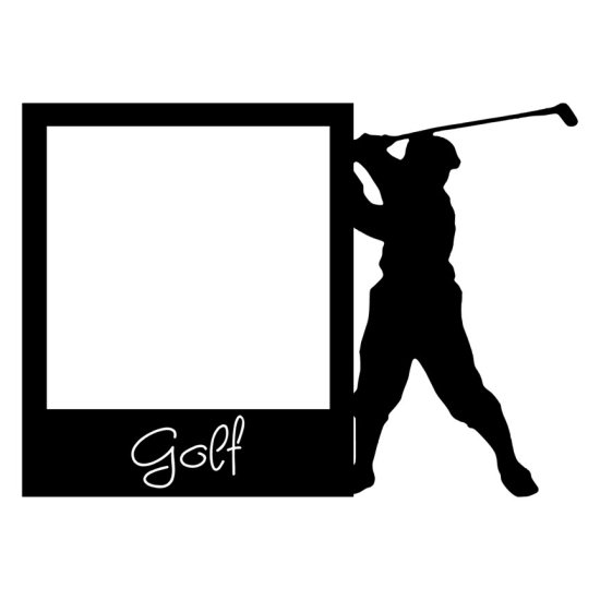 RBS - Polaroid Frame - Golf Man