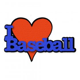 RBS - I Love Baseball Layered Title