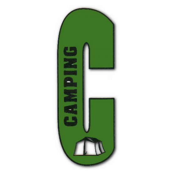 RBS - Tall Monogram - Camping