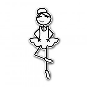 RBS - Stick Figure - Ballet Girl