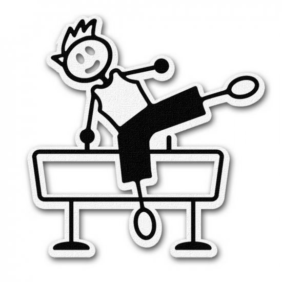 RBS - Stick Figure - Gymnast Boy