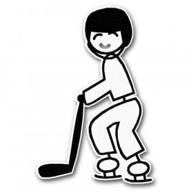 RBS - Stick Figure - Hockey Boy