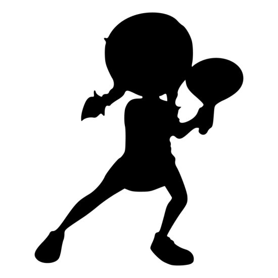 RBS - Silhouette - Tennis Girl 01