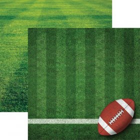 Reminisce - Game Day - Football Stripes Paper