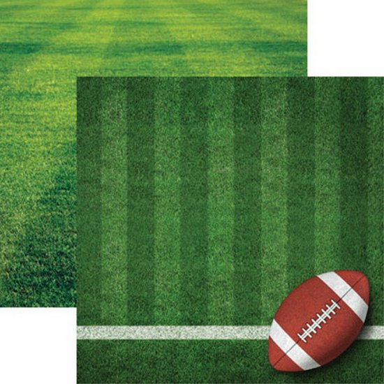 Reminisce - Game Day - Football Stripes Paper