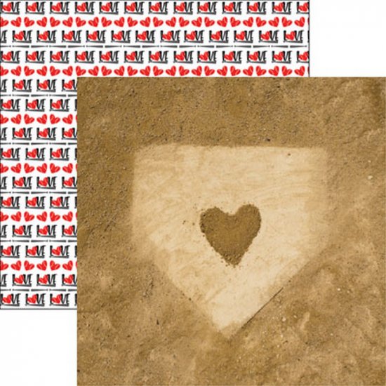 Reminisce - Game Day - Home Plate Love Paper