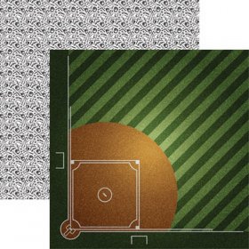 Reminisce - Game Day - Ball Field Paper