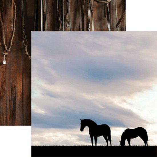 Reminisce - Horses In Silhouette Paper