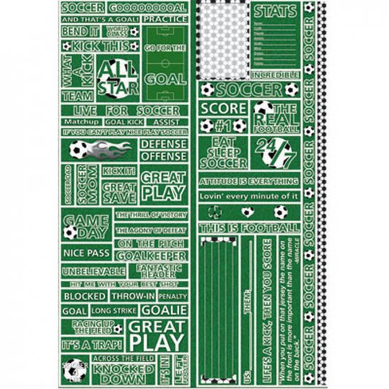 Reminisce - Real Sports Soccer Quote Sticker