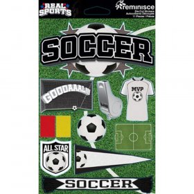 Reminisce - Soccer 3D Sticker
