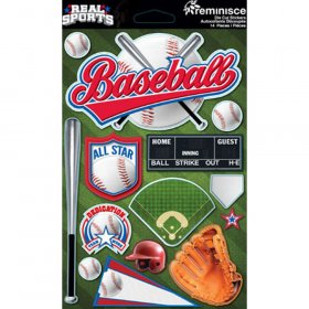 Reminisce - Baseball 3D Sticker
