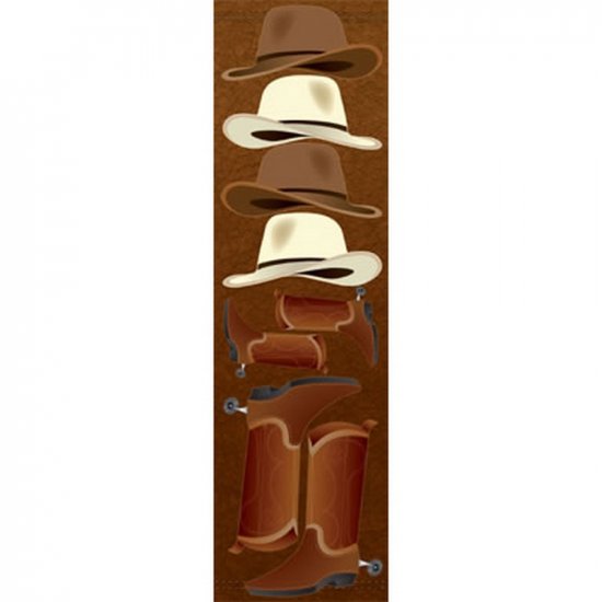 Reminisce - Western Chipboard Icon Sticker