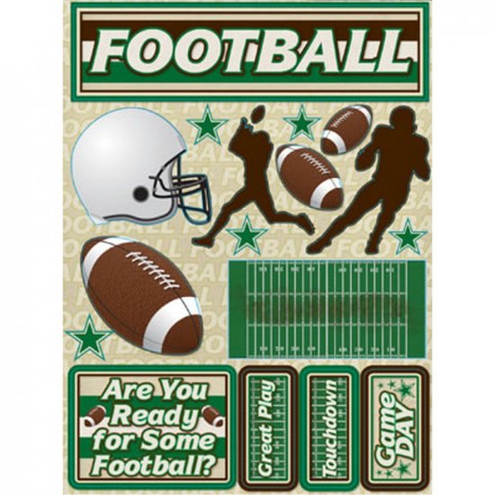 Reminisce - Football 3D Sticker