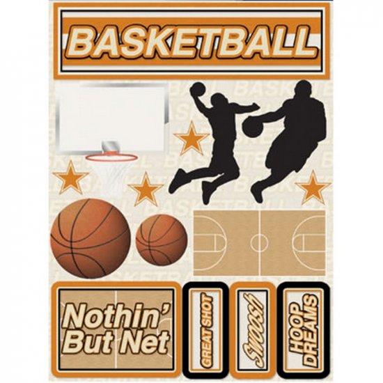 Reminisce - Basketball 3D Sticker